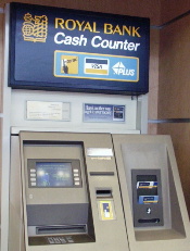 Bank machine